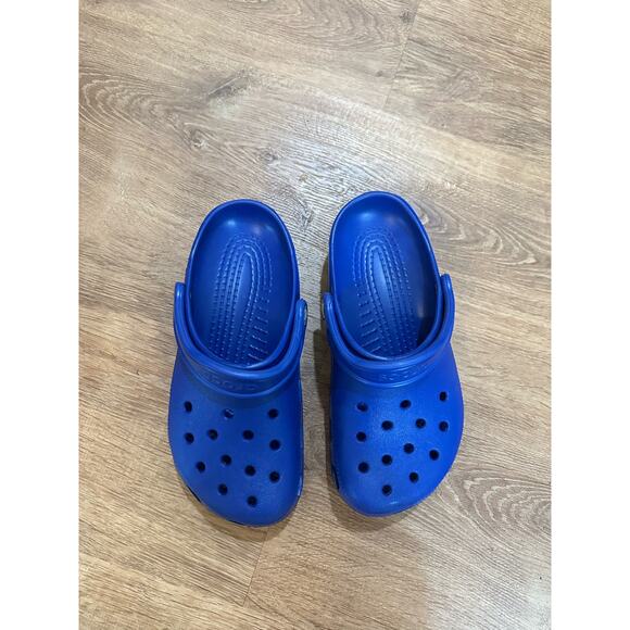 Crocs Clogs Cobalt Blue Women’s 7 Men’s 5 - Picture 3 of 3